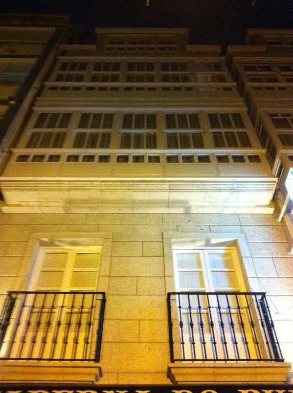 Hostal Hotil Coruna Centro آكورونيا الغرفة الصورة